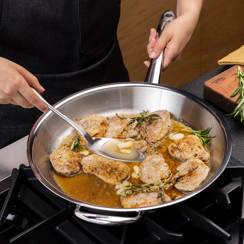 M5 Pro-Ply 5-Ply Stainless Steel Frying Pan | Oven & Dishwasher Safe - Image 18
