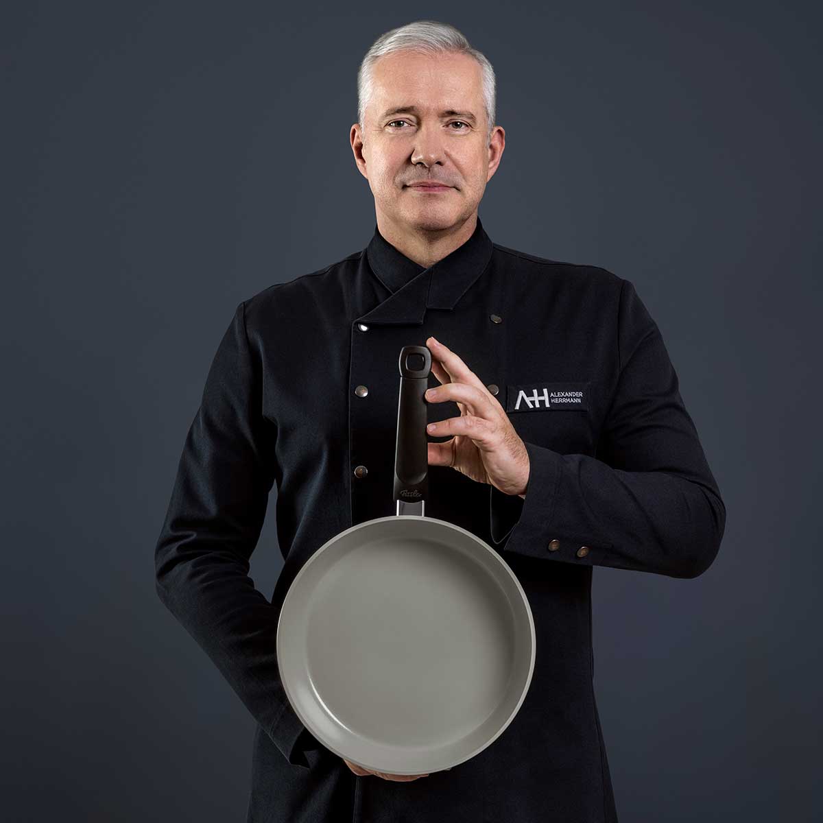 Fissler Ceratal Comfort Ceramic Non-Stick Frying Pan 2 Piece Set, 9.5 Inch and 11 Inch, Warm Grey, Made without PFAS - Image 3