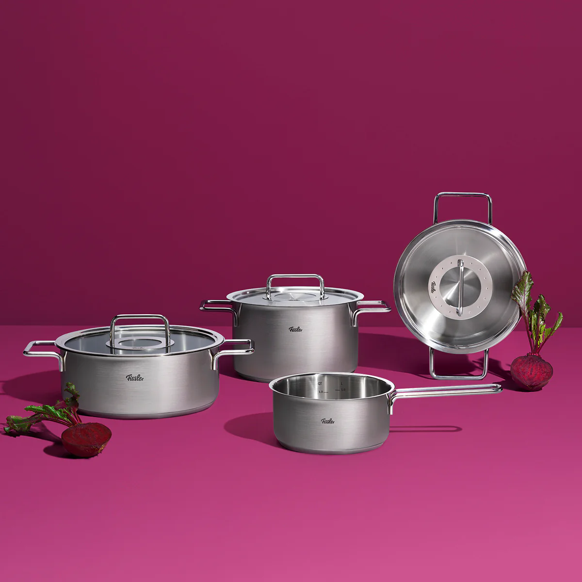 Fissler Pure Collection Stock Pot with Metal Lid - Image 6