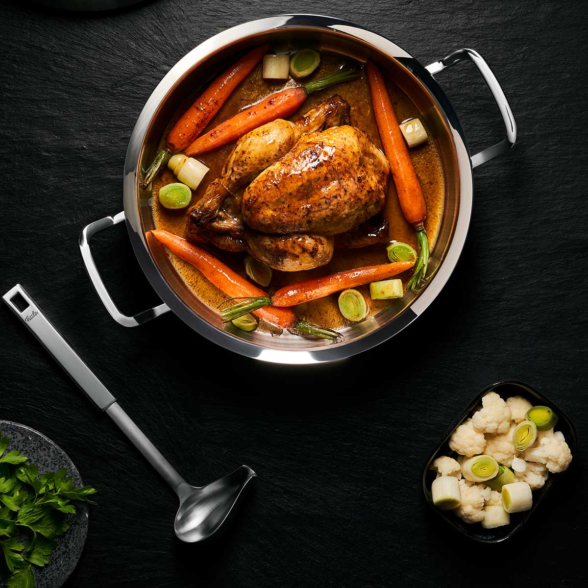 Original-Profi Collection® Stainless Steel Casserole Pot - Image 15
