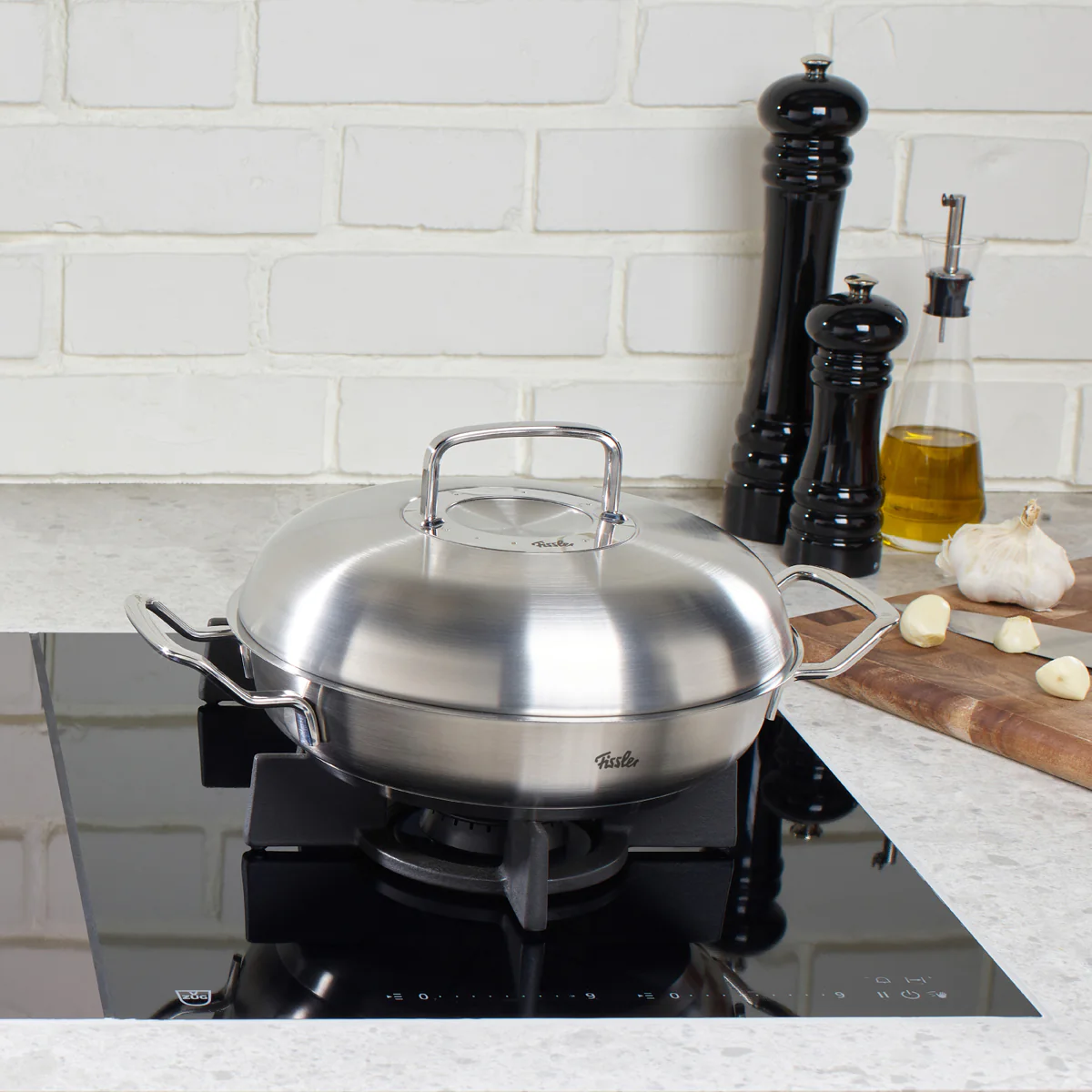Original-Profi Collection® Stainless Steel Serving Pan with High Dome Lid - Image 14