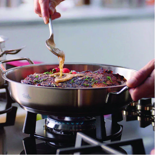 Original-Profi Collection® Stainless Steel Serving Pan with High Dome Lid - Image 20