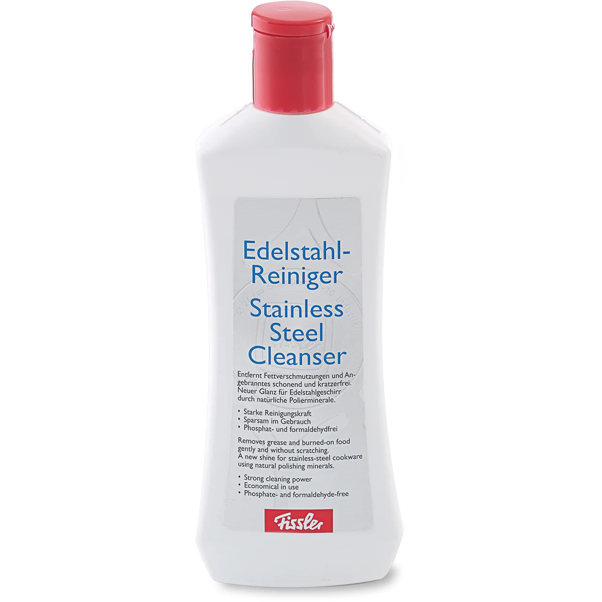 Fissler Stainless Steel Cleaner - Phosphate-Free, Biodegradable Cleanser for Scratch-Free Cleaning & Polishing - Image 2