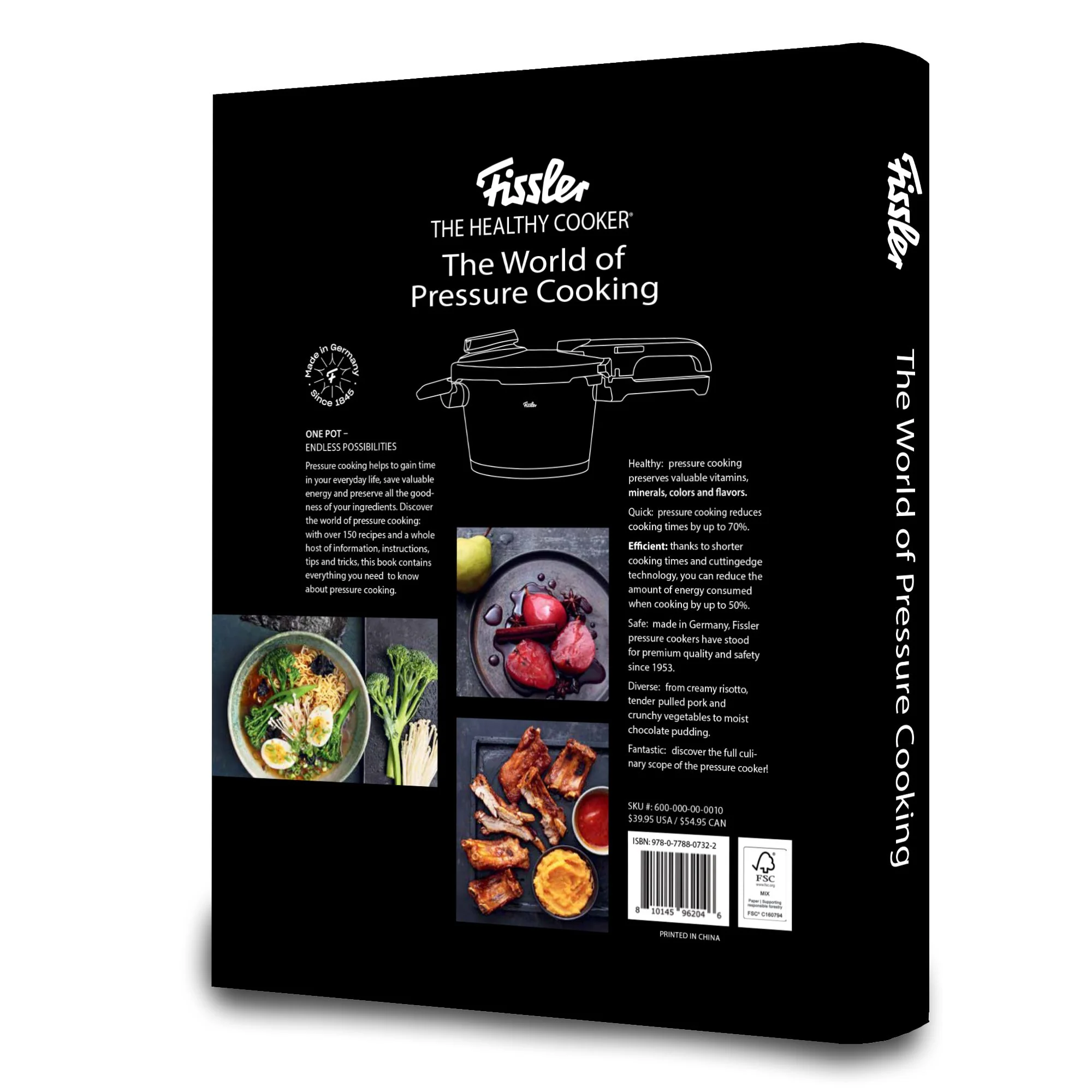 The World of Pressure Cooking –The Ultimate Guide to The Healthy Cooker® with 150+ Recipes, Techniques & History –Hardcover - Image 2