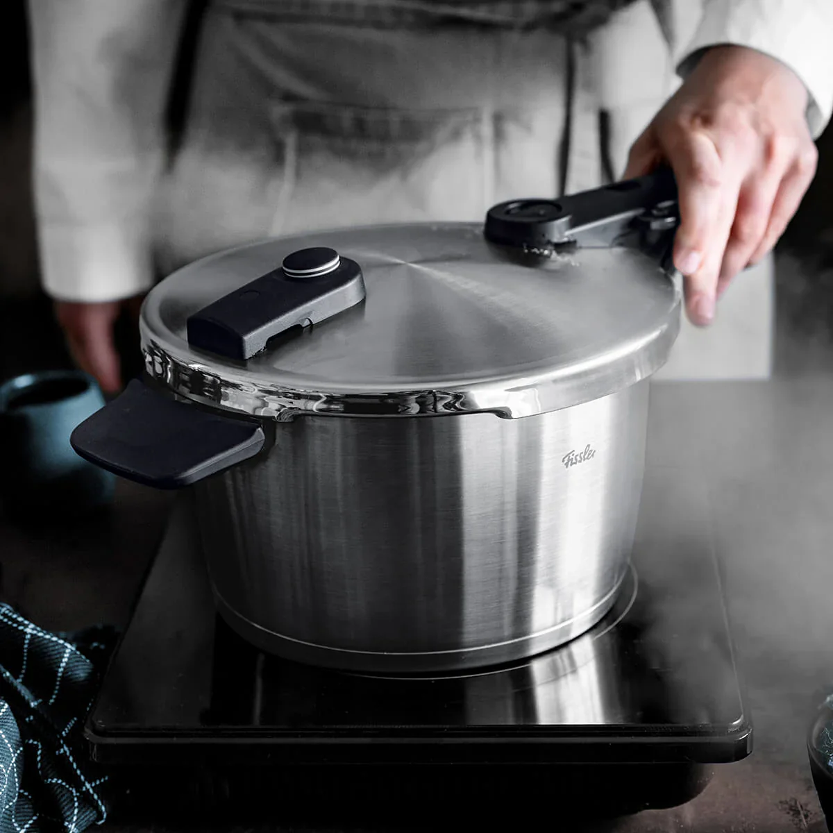 Vitaquick® Premium Pressure Cooker, 2.6 Quart with Steamer Insert and Tripod - Image 5